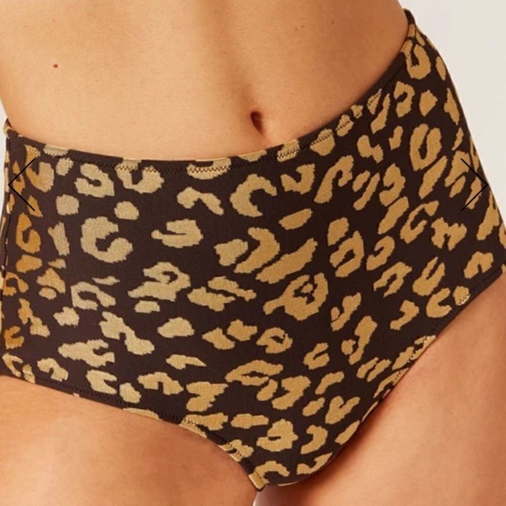 LSOLID & STRIPED - Gold Leopard Ginger Bottom - Picture 2 of 7